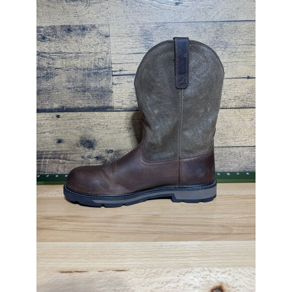 New Ariat Work Boots Men's Groundbreaker Steel Toe Work Boot 10014241 Size 13 D - Picture 3 of 12